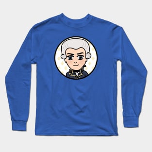 Patriot Portrait - Chibi Marquis de la Fayette Long Sleeve T-Shirt